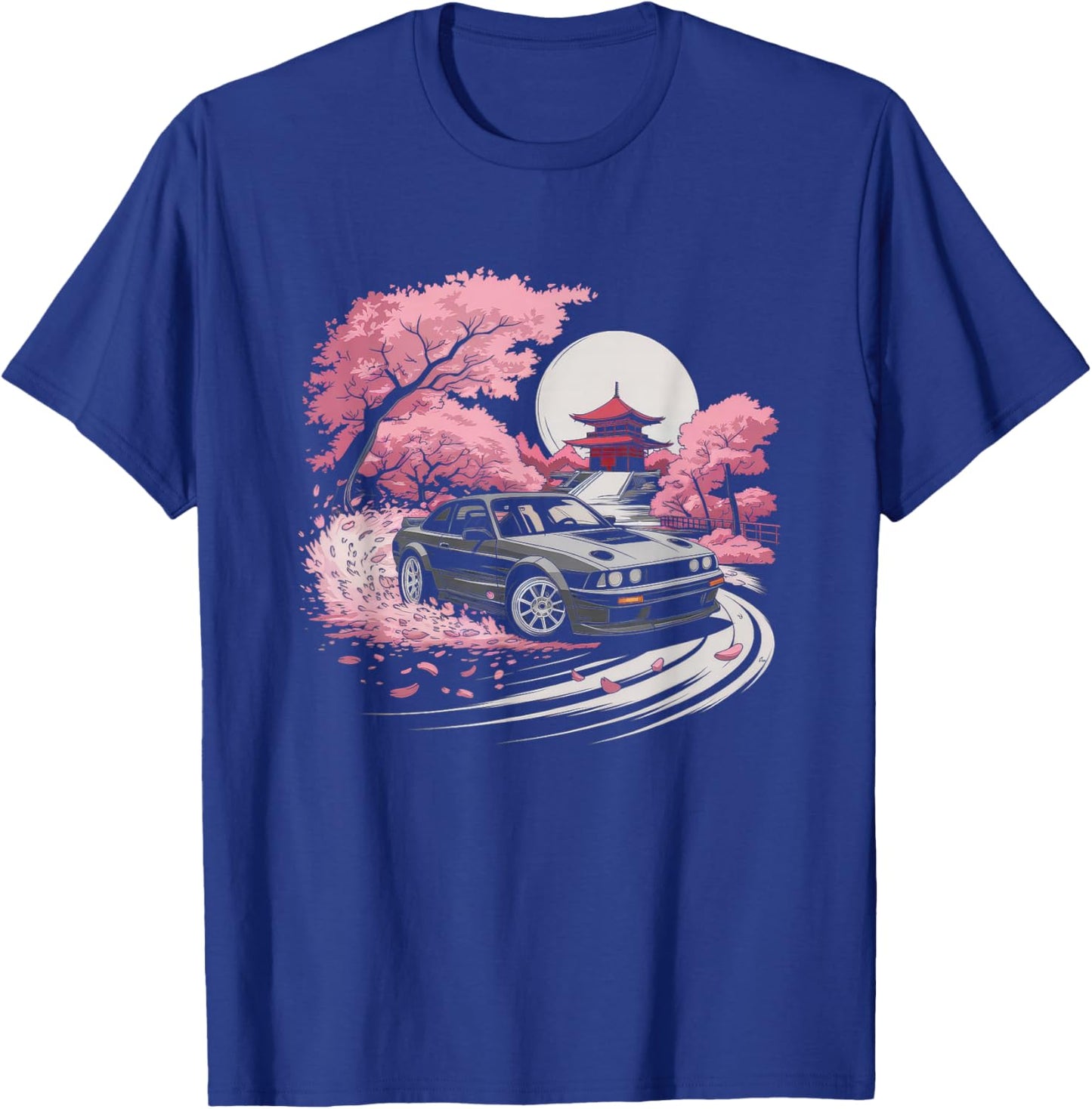 Japanese Car Men JDM Japan Street Racing Streetwear T-Shirt - T-Shirt | Royal