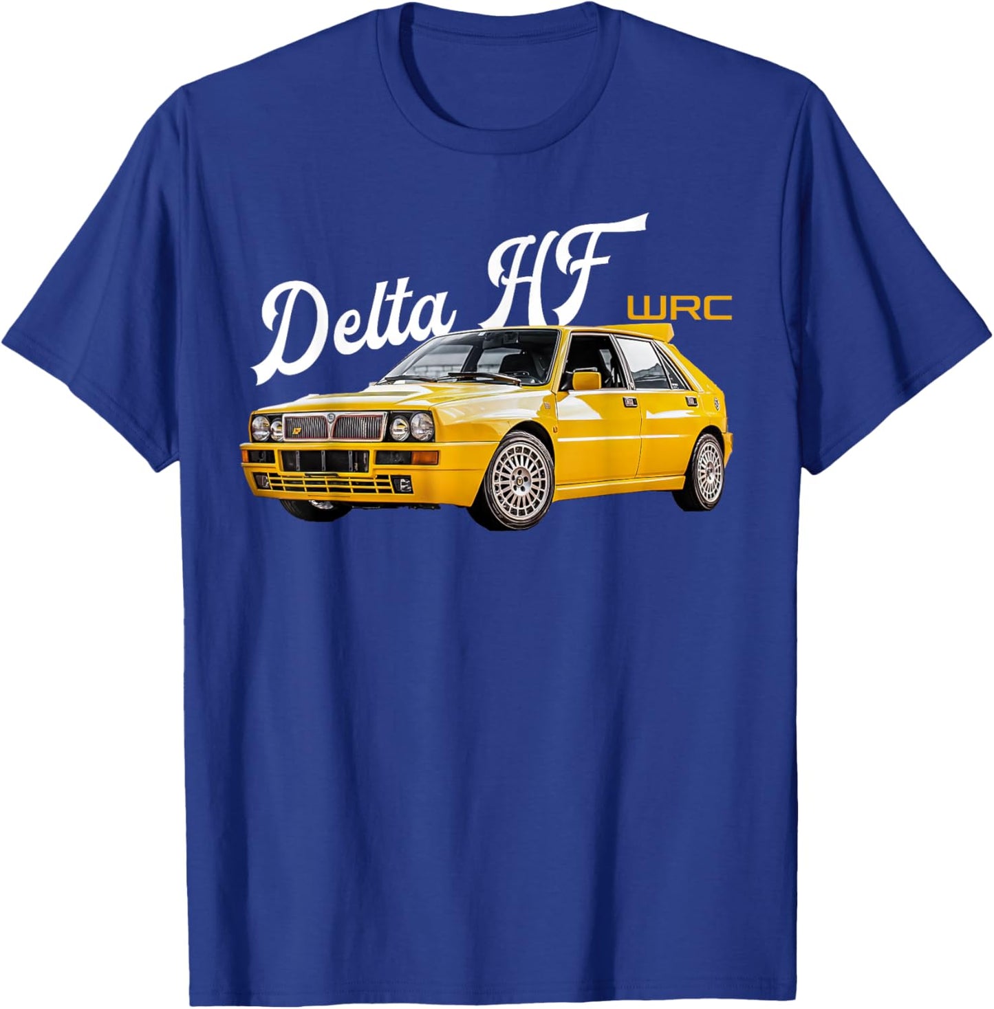 WRC Delta HF World Rally Sports Car T-Shirt - T-Shirt | Royal