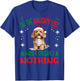 Cute Cavapoo dog Dog Christmas On The Naughty List and I T-Shirt - T-Shirt | Royal