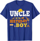Uncle Of The Birthday Boy Kid Construction Matching Family T-Shirt - T-Shirt | Royal