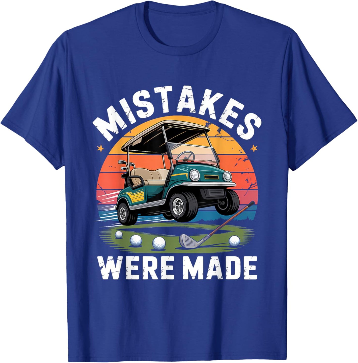 Cart Club Motif T-Shirt - T-Shirt | Royal