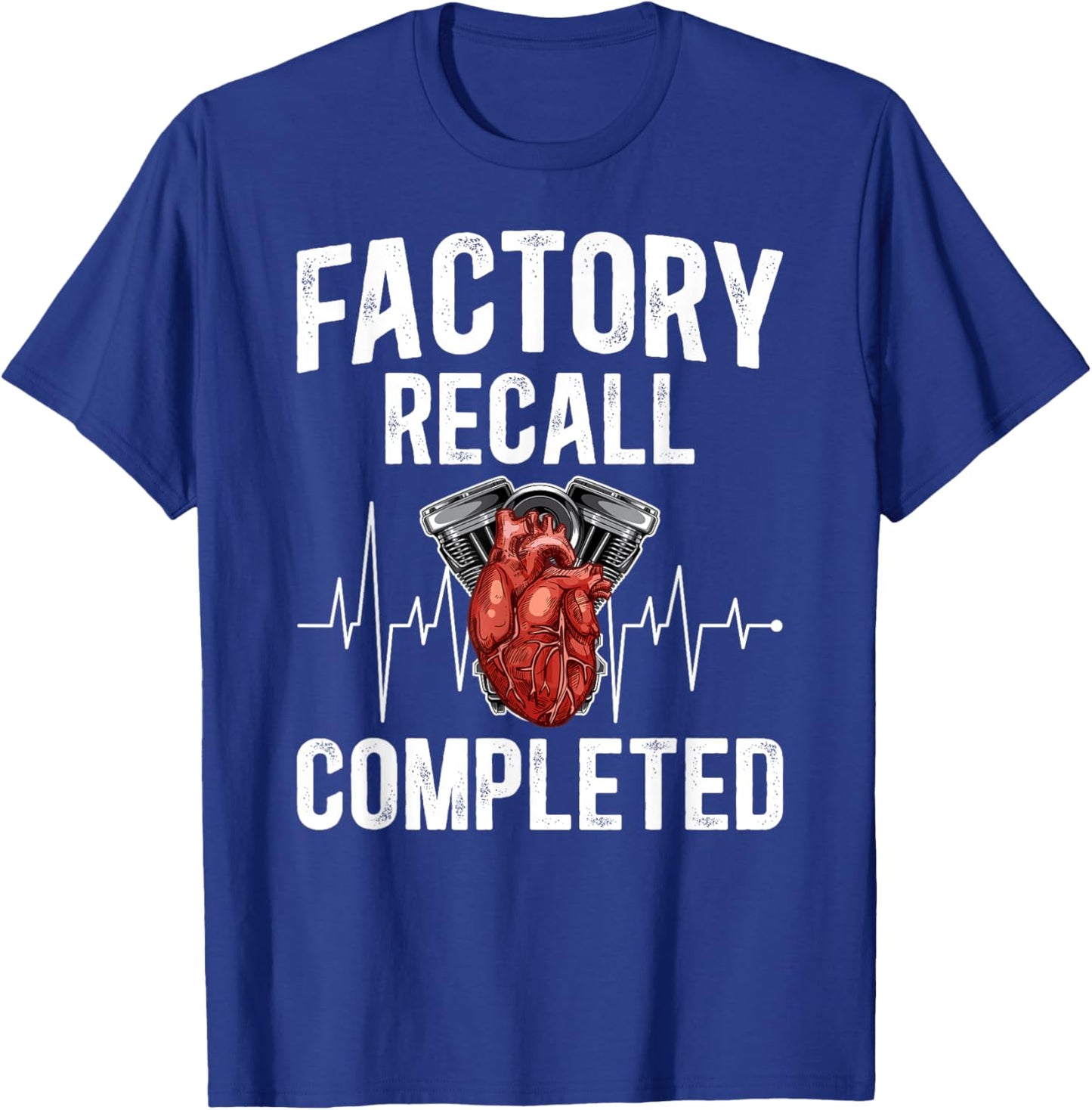 Open Heart Surgery Survivor Funny Open Heart Surgery Warrior T-Shirt - T-Shirt | Royal