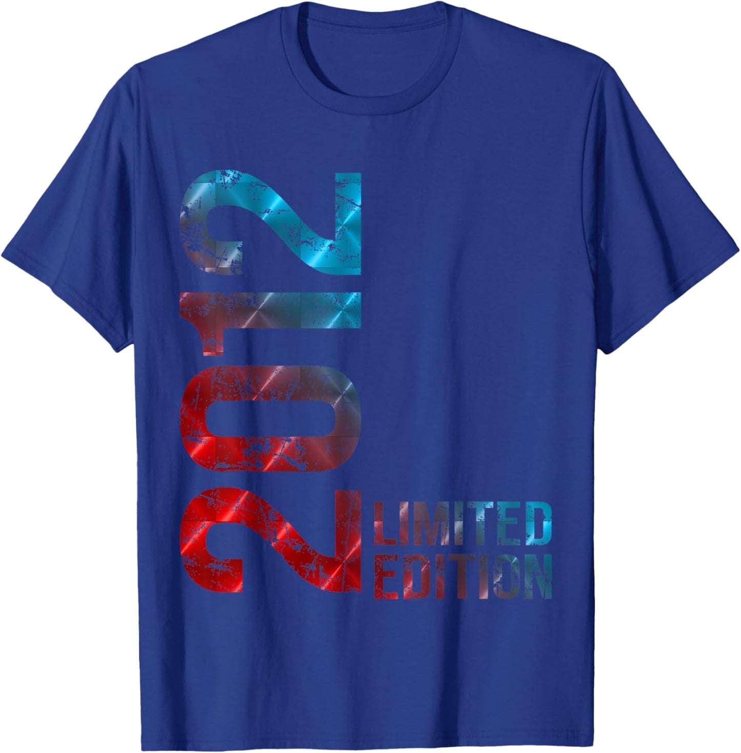 14th Birthday Man Woman 14 Years 2012 T-Shirt - T-Shirt | Royal