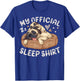 My Official Sleep Shirt, Pug Dog with Puppy T-Shirt - T-Shirt | Royal