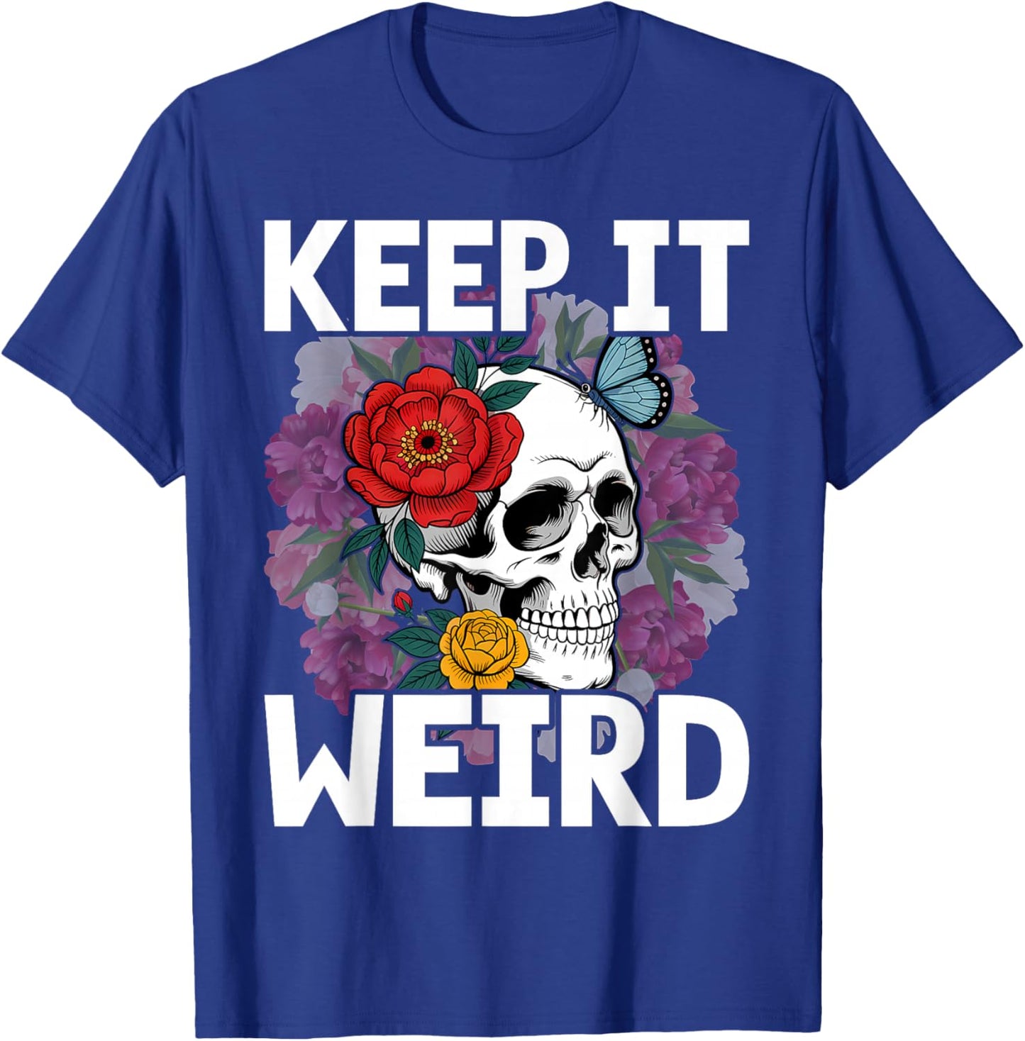Keep it Weird Morbid Cool Halloween T-Shirt - T-Shirt | Royal