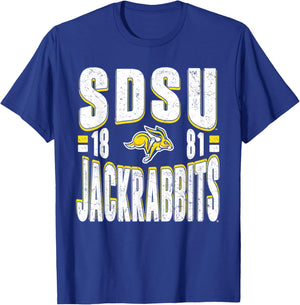 South Dakota State Jackrabbits Vintage 90's Retro Royal Blue T-Shirt - T-Shirt | Royal