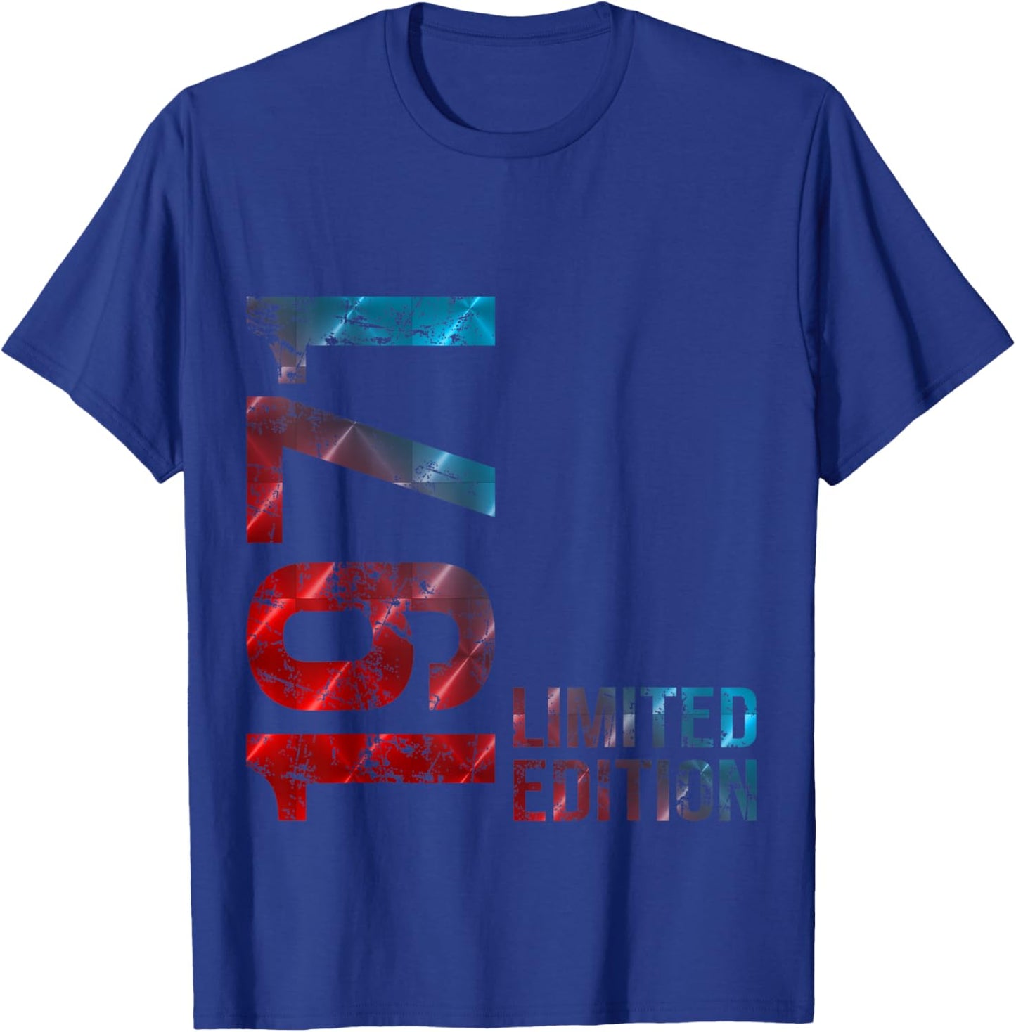 55th Birthday Man Woman 55 Years 1971 T-Shirt - T-Shirt | Royal