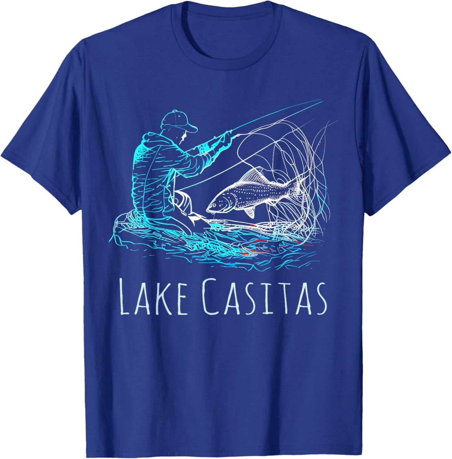 Lake Casitas T-Shirt - T-Shirt | Royal