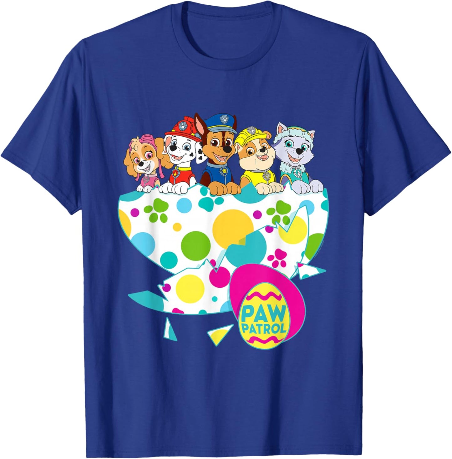 PAW Patrol Cracked Easter Egg T-Shirt - T-Shirt | Royal