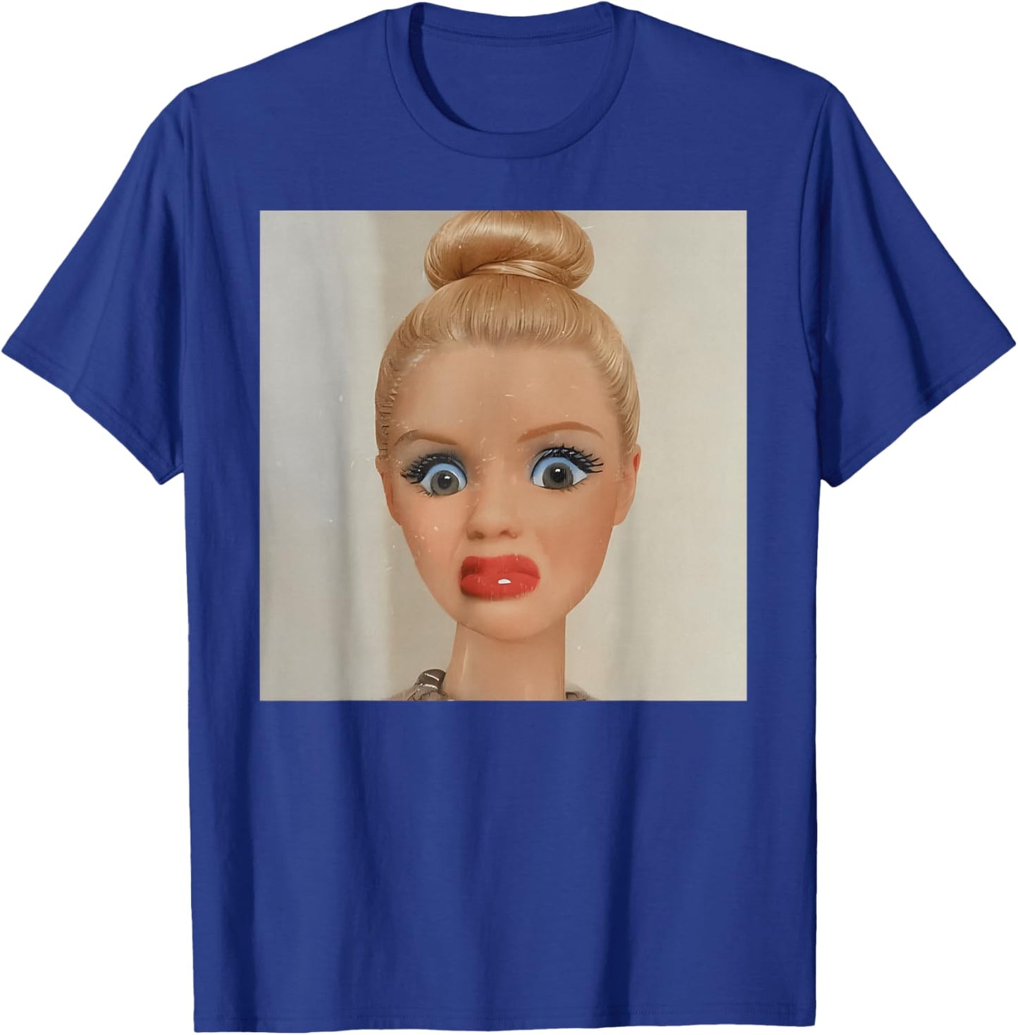 Disgusted Face Meme Doll Babe X Only Baby Love Date Fans T-Shirt - T-Shirt | Royal