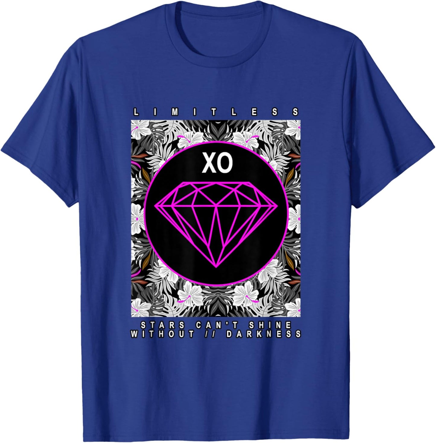 Pink Color Diamond in The Dark Pink Graphic T-Shirt - T-Shirt | Royal