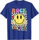Rock The Test Shirt Testing Day Motivational Teacher Student T-Shirt - T-Shirt | Royal