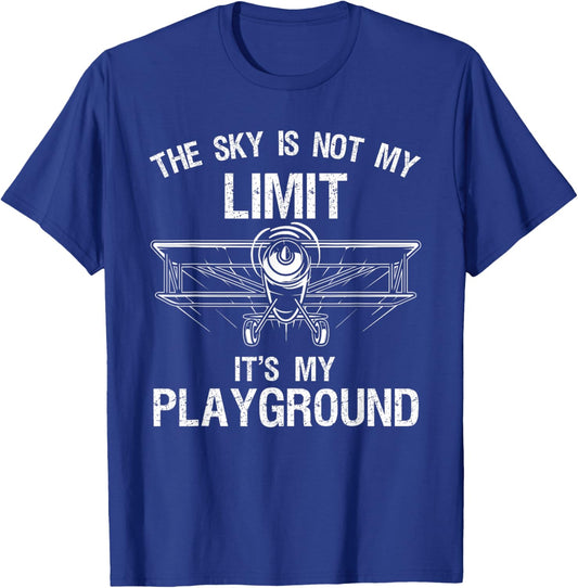 Funny Pilot Design Women Aviation Airplane Pilot T-Shirt - T-Shirt | Royal