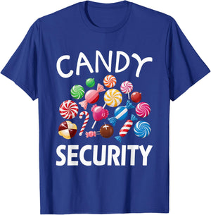 Candy Security Candy Lover Treats Sweets Fun T-Shirt - T-Shirt | Royal