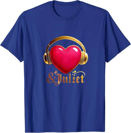 & Juliet Musical Theatre Heart Musicals T-Shirt - T-Shirt | Royal