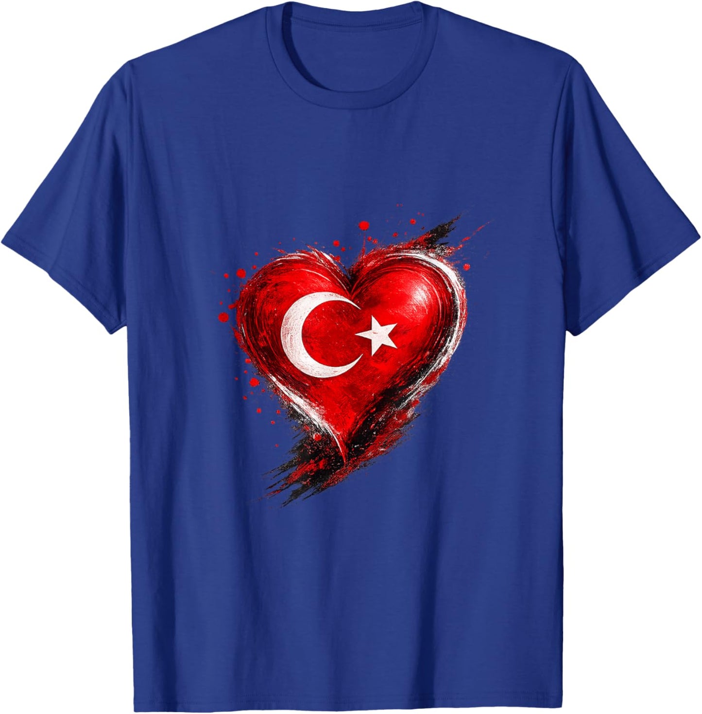 Türkei mit Herz Türkische Flagge Türk Türkiye T-Shirt - T-Shirt | Royal