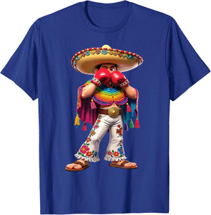 Mexican Boxing T Cultural Fighter T-Shirt - T-Shirt | Royal