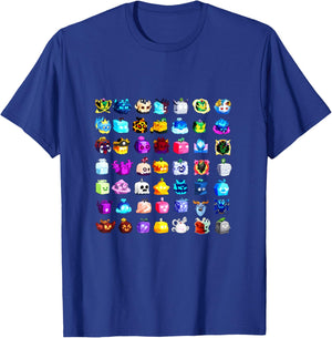Blox Fruits All Fruits T-Shirt - T-Shirt | Royal
