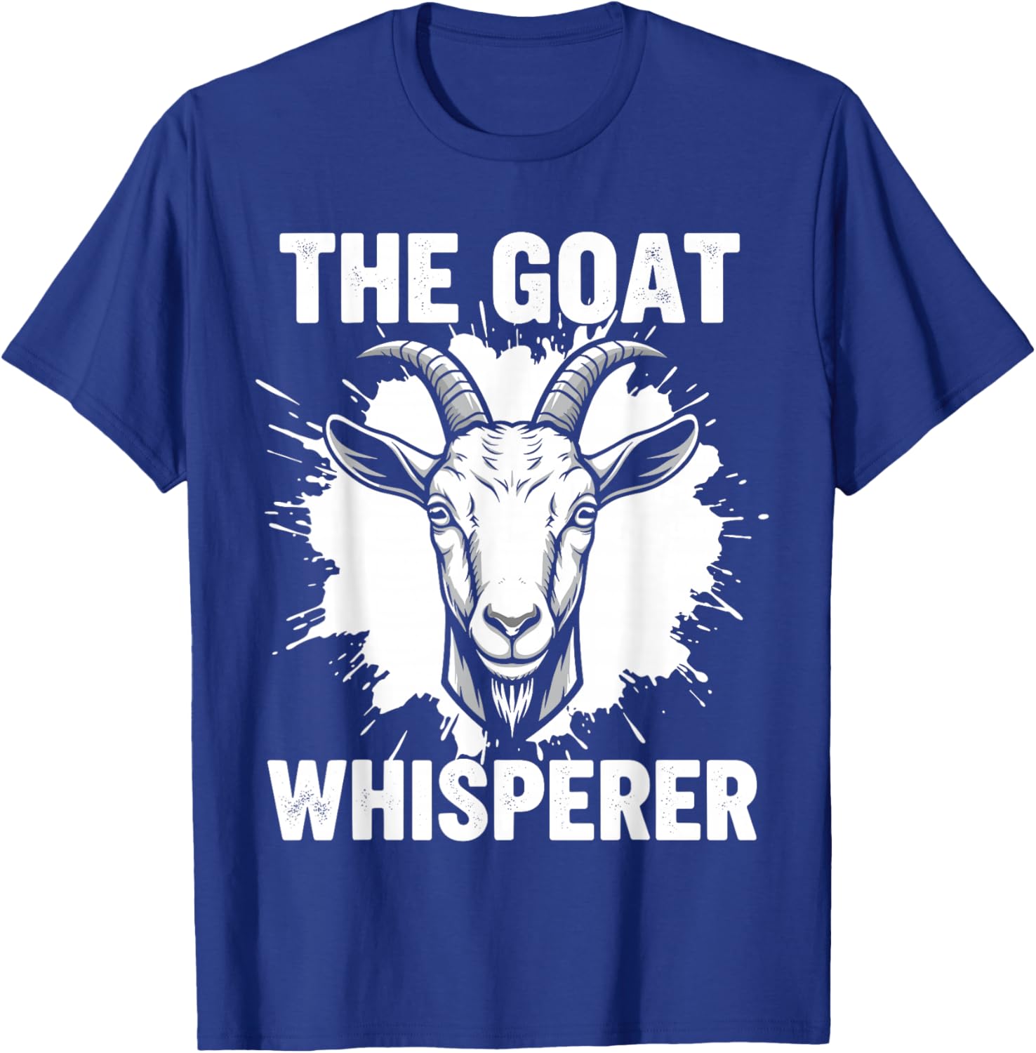 The Goat Whisperer Shirt Men Women, Funny Goat Lovers T-Shirt - T-Shirt | Royal