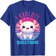 I Axolotl Questions Kids Funny Cute Axolotl Retro Vintage T-Shirt - T-Shirt | Royal