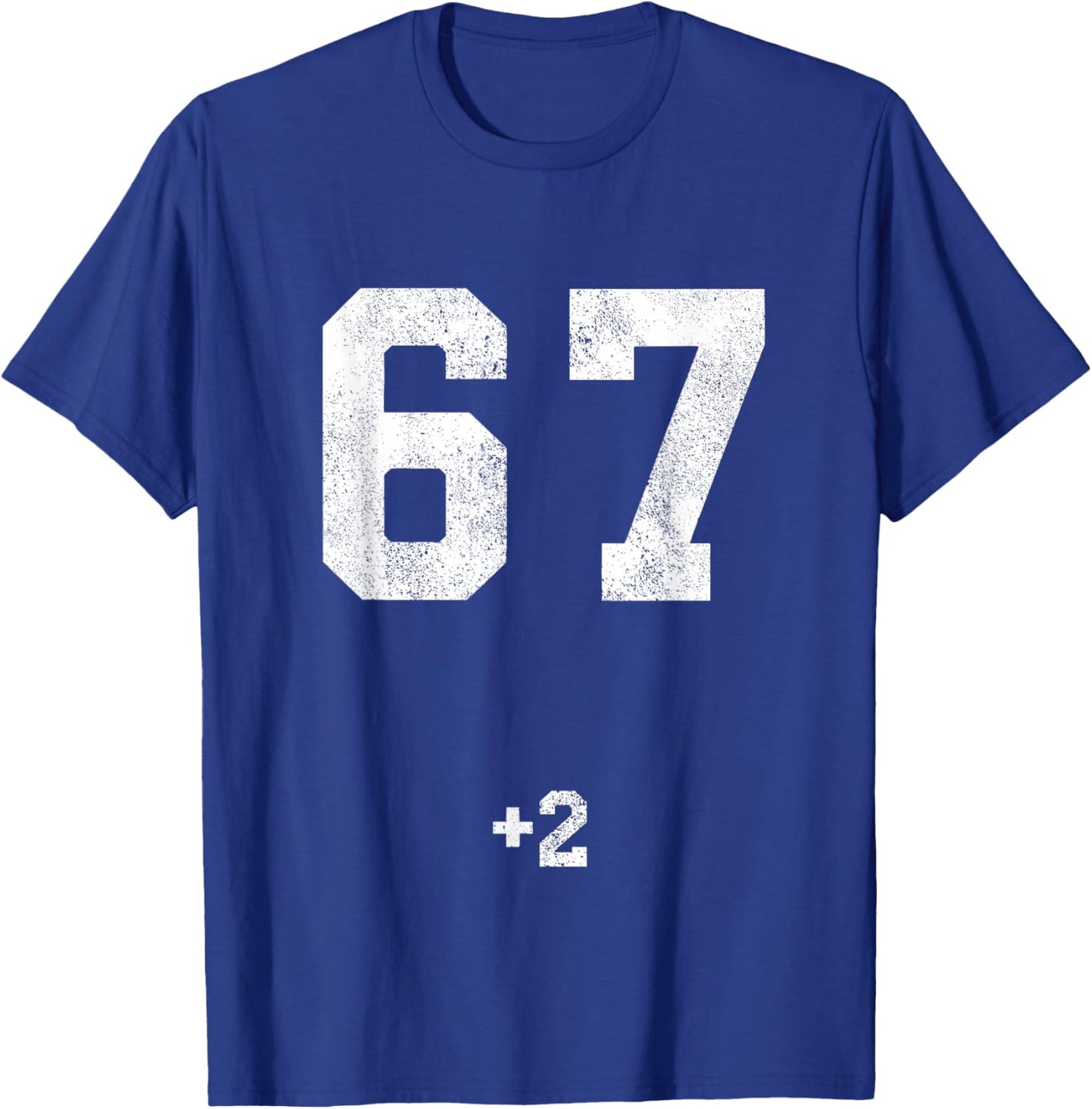 Six Seven Meme Gifts Men Women 6 7 T-Shirt - T-Shirt | Royal