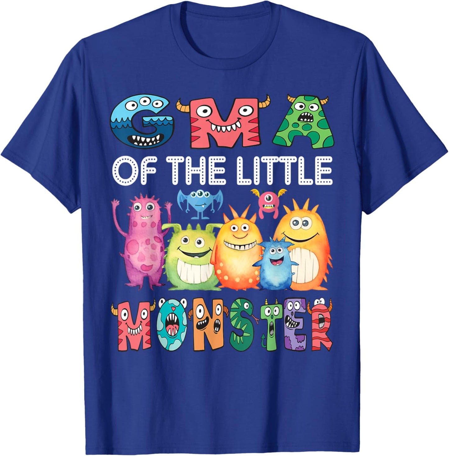 Gma Of The Little Monster Kids 1St Birthday Party T-Shirt - T-Shirt | Royal
