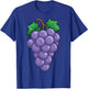 Grape Shirt Adult Men Women Children Purple Grape Costume T-Shirt - T-Shirt | Royal