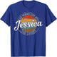Jessica The Woman The Myth The Legend Vintage Name T-Shirt - T-Shirt | Royal