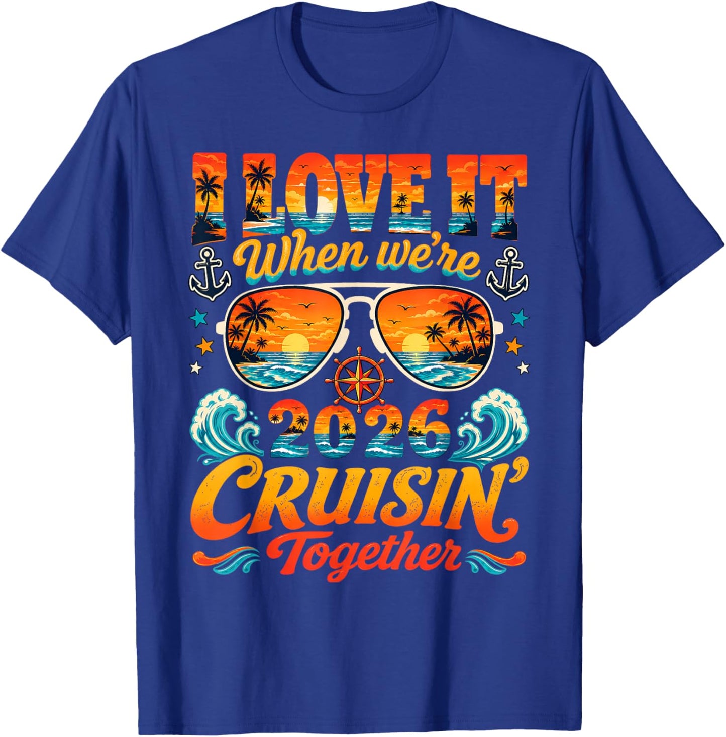Family Cruise Shirts 2026 Matching Squad Summer Vacation T-Shirt - T-Shirt | Royal