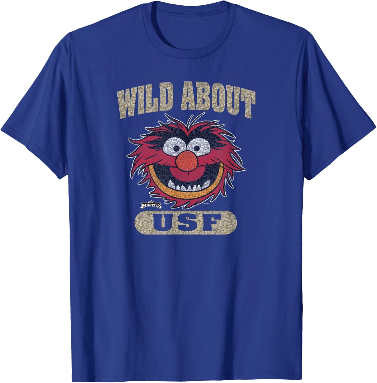 South Florida Bulls Muppets Animal Green Officially Licensed T-Shirt - T-Shirt | Royal