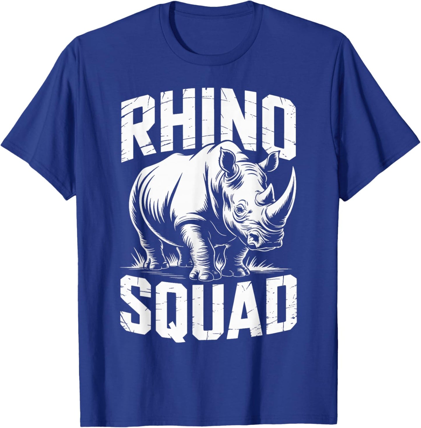 Rhino Squad Animal Rhinos T-Shirt - T-Shirt | Royal