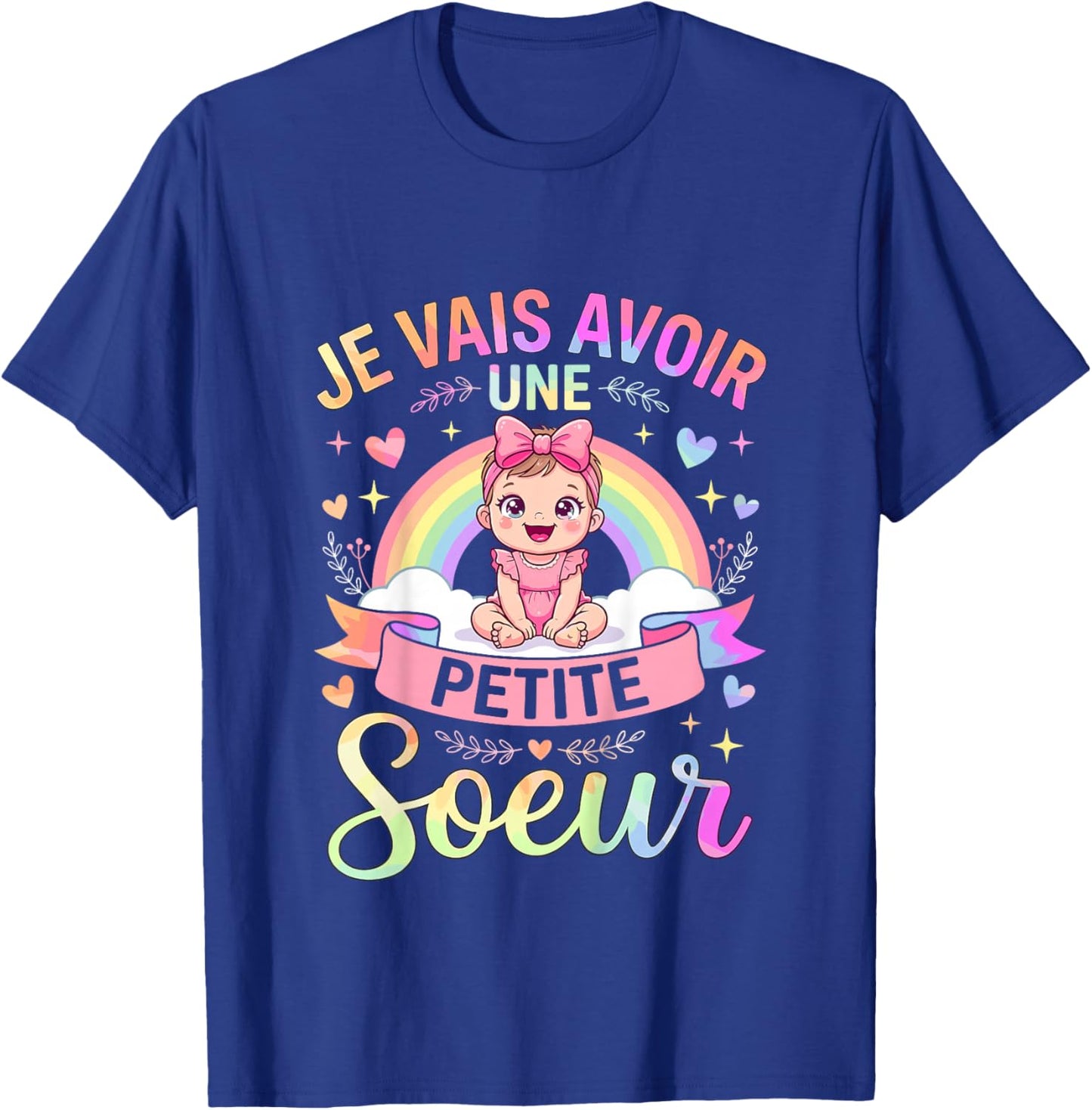 Enfant Annonce Grossesse - Bientôt Je Vais Avoir Une Petit Soeur T-Shirt - T-Shirt | Royal