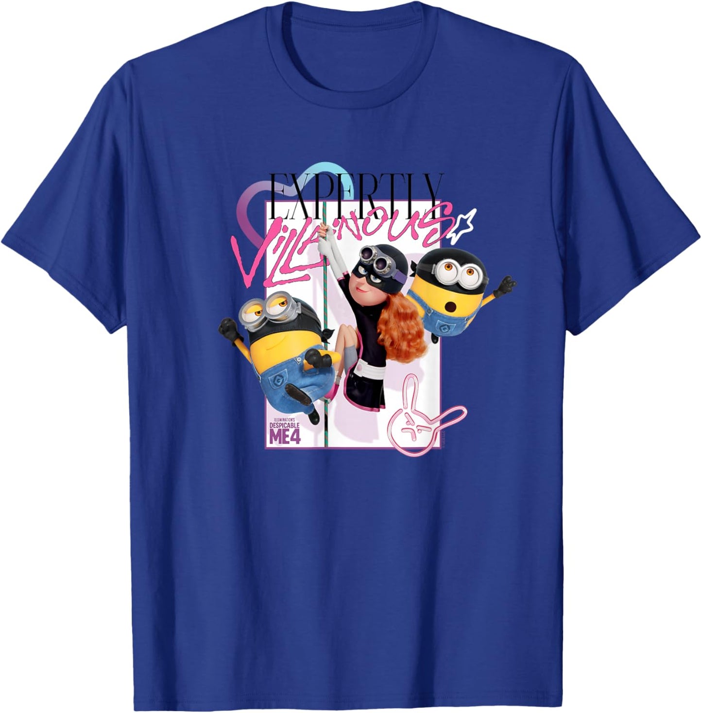 Minions Despicable Me 4 Poppy Expertly Villainous T-Shirt - T-Shirt | Royal