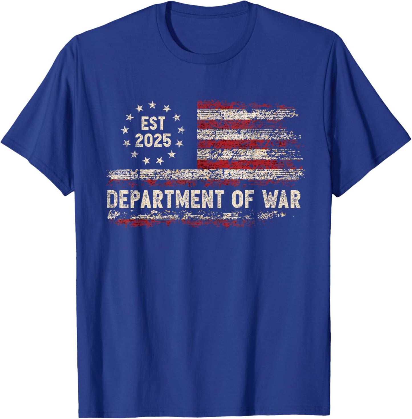 Department of War United States of America USA T-Shirt - T-Shirt | Royal