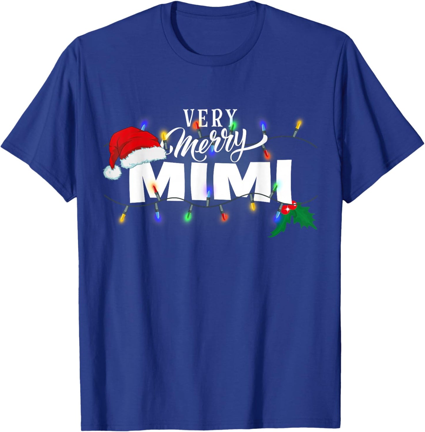 Matching Very Merry Mimi Christmas T-Shirt - T-Shirt | Royal