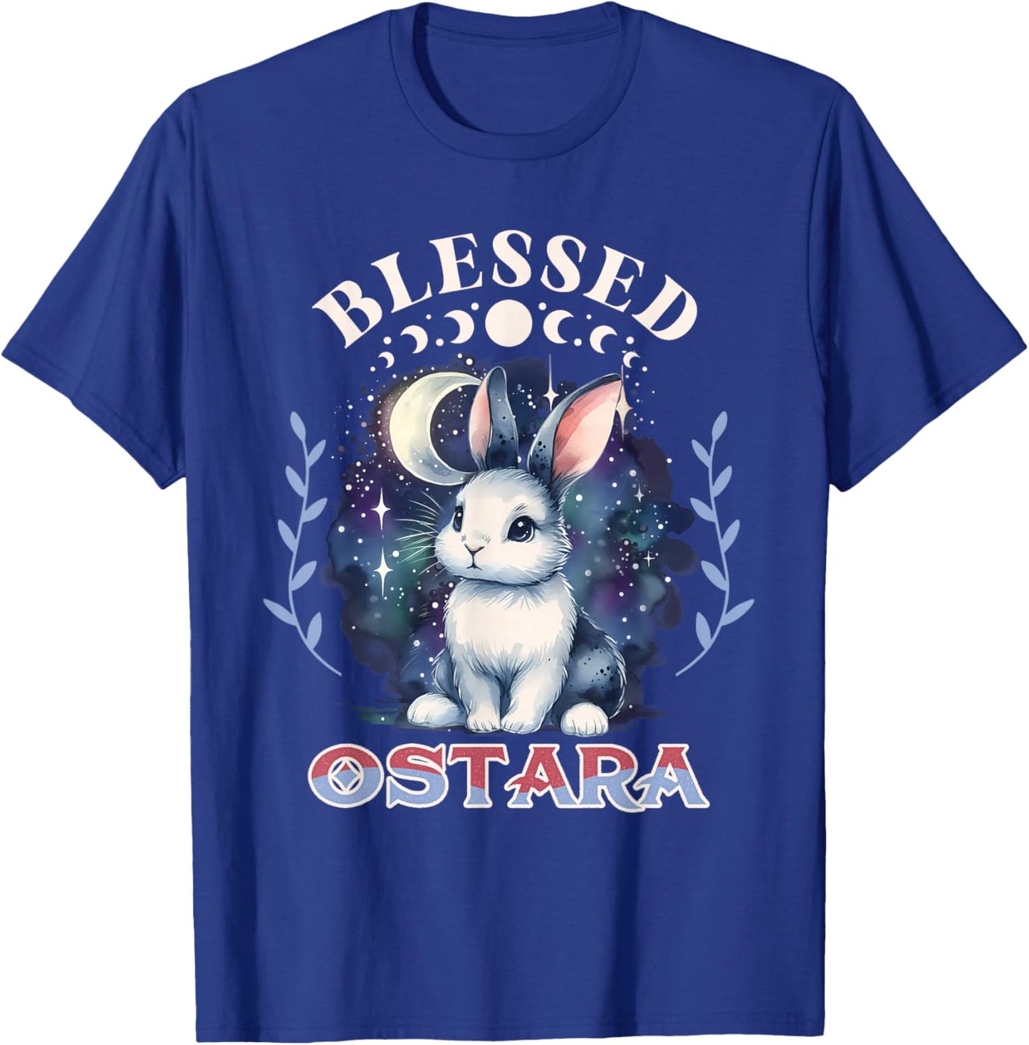 Ostara Spring Festival Spring Bunny Equinox Blessed Ostara T-Shirt - T-Shirt | Royal