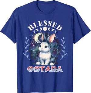 Ostara Spring Festival Spring Bunny Equinox Blessed Ostara T-Shirt - T-Shirt | Royal