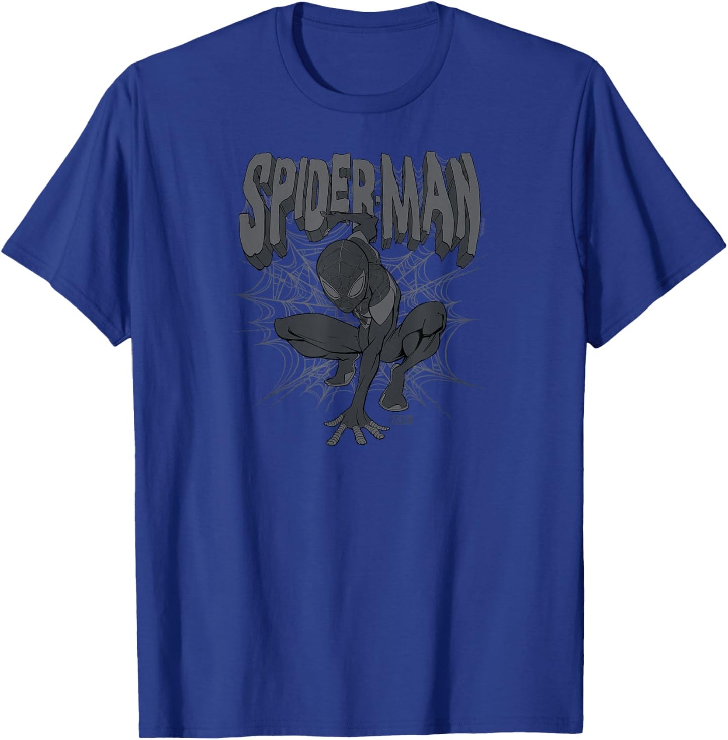 Spider-Man - Dark Monochrome T-Shirt - T-Shirt | Royal