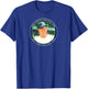 Joe DiMaggio_001_Back Printed T-Shirt - T-Shirt | Royal