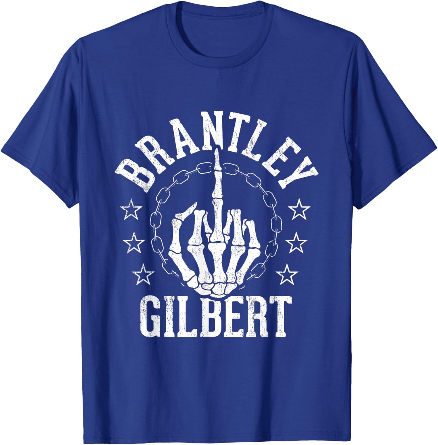 Brantley Gilbert - Middle Finger T-Shirt - T-Shirt | Royal