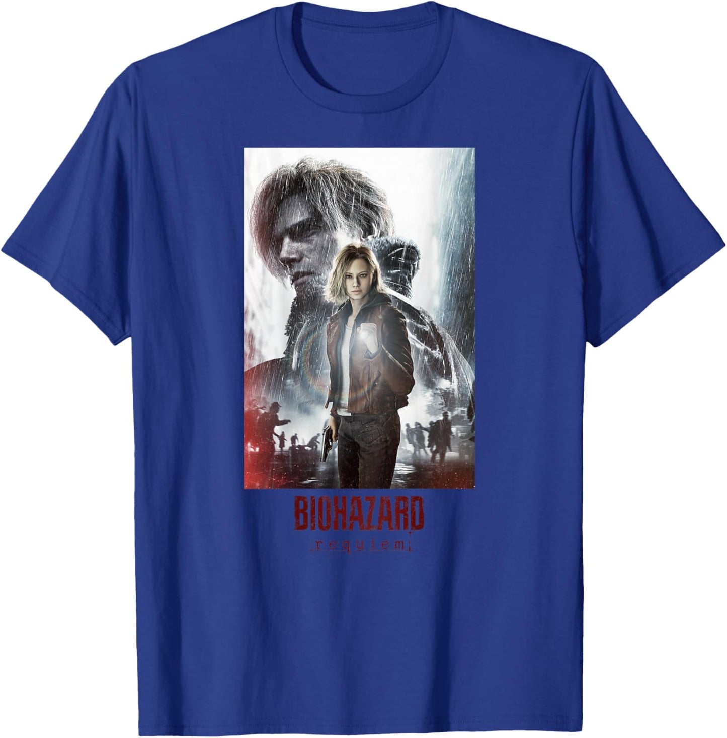 Resident Evil Requiem Leon & Grace Art BP T-Shirt - T-Shirt | Royal
