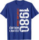 Vintage 1980 Gift 46 Years Man Birthday Humour T-Shirt - T-Shirt | Royal