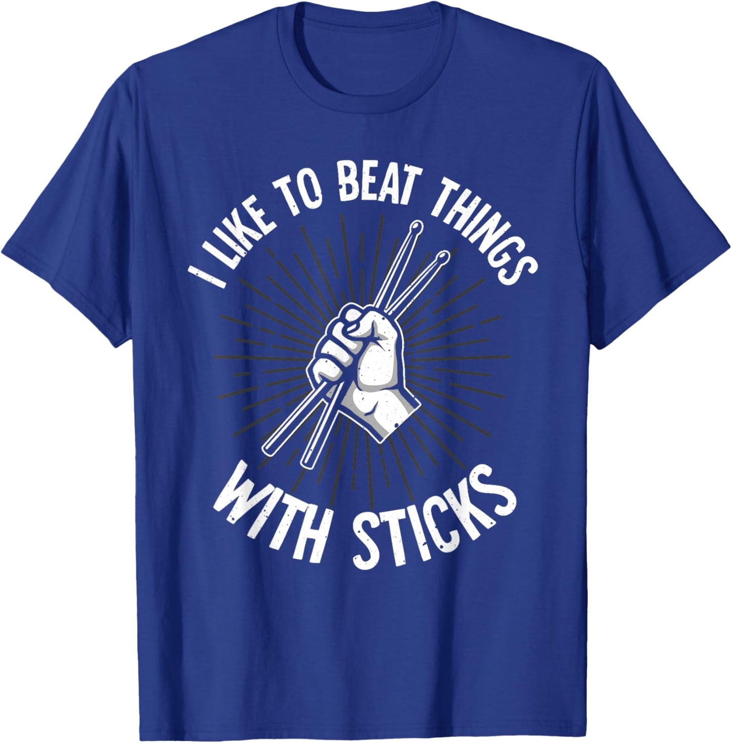 Funny Drumming Art Women Drumline Drum Set Drummer T-Shirt - T-Shirt | Royal