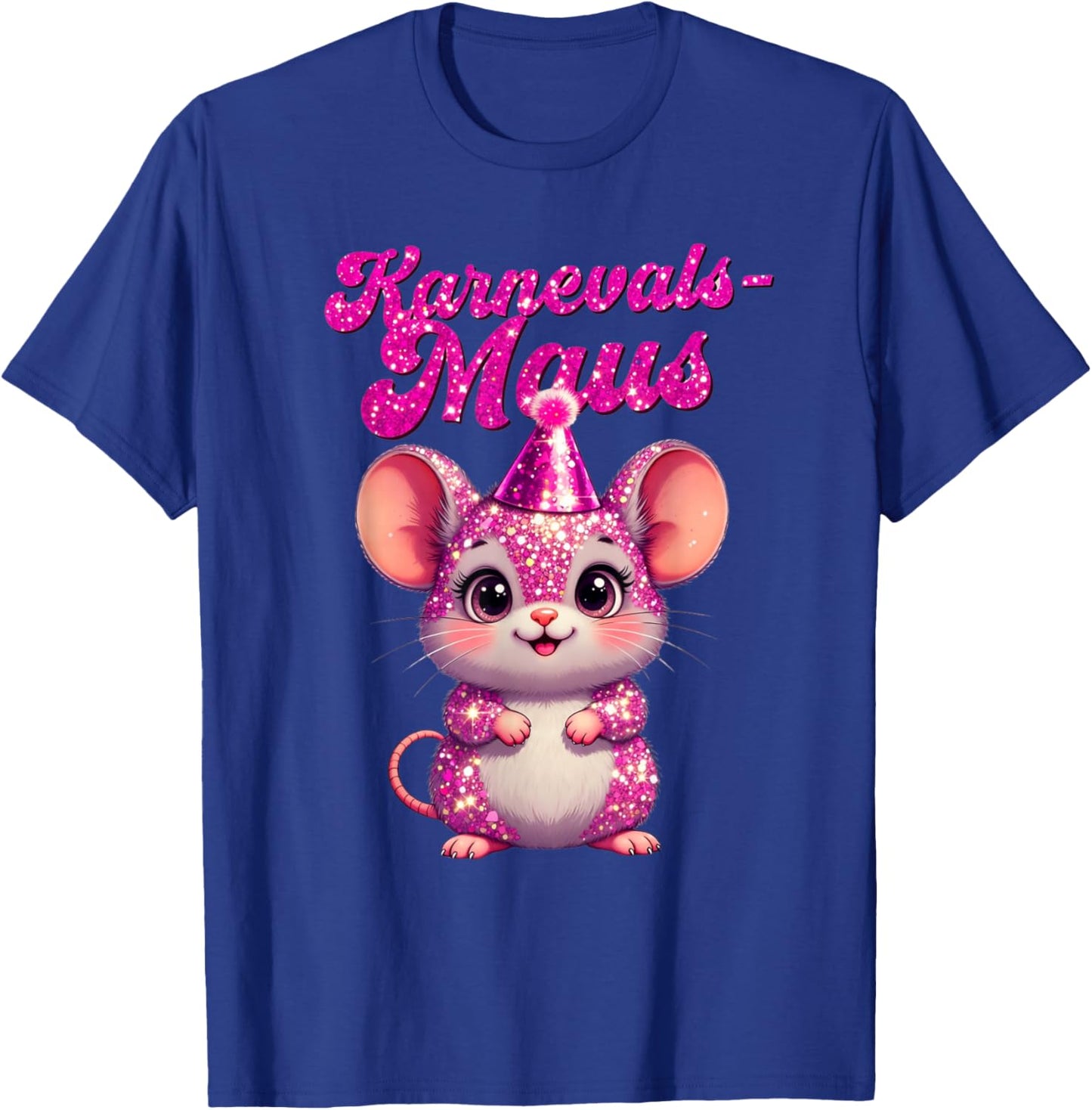 Carnival Mouse Cute Fancy Dress Motif and Children T-Shirt - T-Shirt | Royal