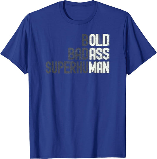 Funny Old Man Saying Gag Gift Birthday for Dad Fathers Day T-Shirt - T-Shirt | Royal