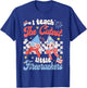 I Teach The Cutest Little Firecrackers 4th of July Teacher T-Shirt - T-Shirt | Royal