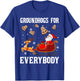 Groundhogs For Everybody Christmas Santa Claus Groundhog T-Shirt - T-Shirt | Royal
