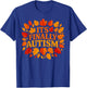 It's Finally Autism Autumn T-Shirt - T-Shirt | Royal