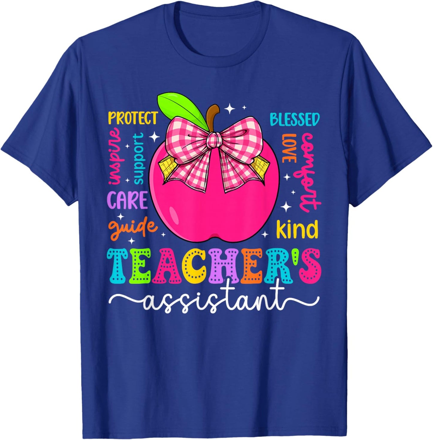 Teacher's Assistant Teaching Assistant Teacher Assistant T-Shirt - T-Shirt | Royal