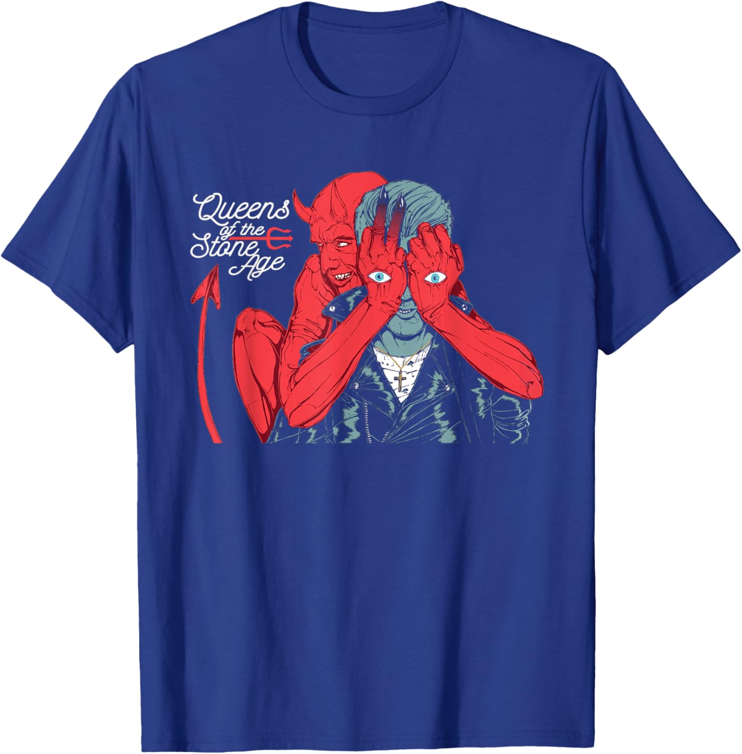 Official Queens of The Stone Age Devil T-Shirt - T-Shirt | Royal